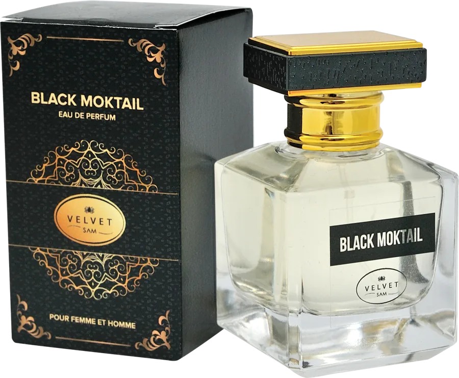 Black Moktail Eau de Parfum with its box